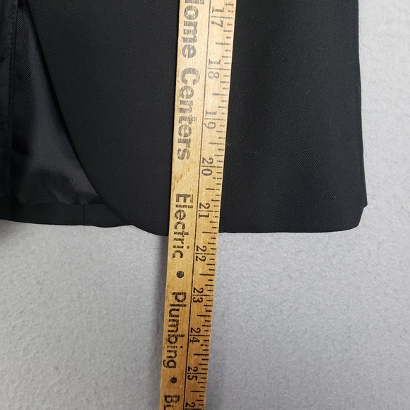 H&M Womens Size 4 Single Button Blazer Jacket Black Classic Closet Staple Office - Picture 4 of 10